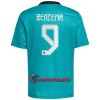 Virallinen Fanipaita Real Madrid Karim Benzema 9 Kolmas Pelipaita 2021-22 - Miesten